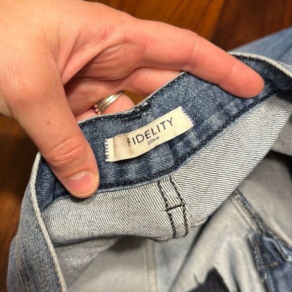 Fidelity Denim Jeans Oh Boy! Slim Fit Light Austin Wash Women’s US 30 - Picture 8 of 8